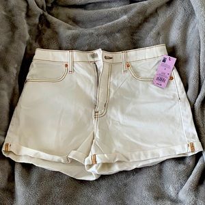 Wild Fable White High Rise Shorts